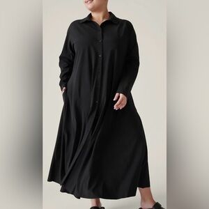 ATHLETA Cosmic Layer Button Up Dress  2X